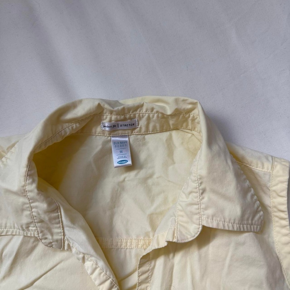 Yellow Button Up Top - Picture 3 of 5